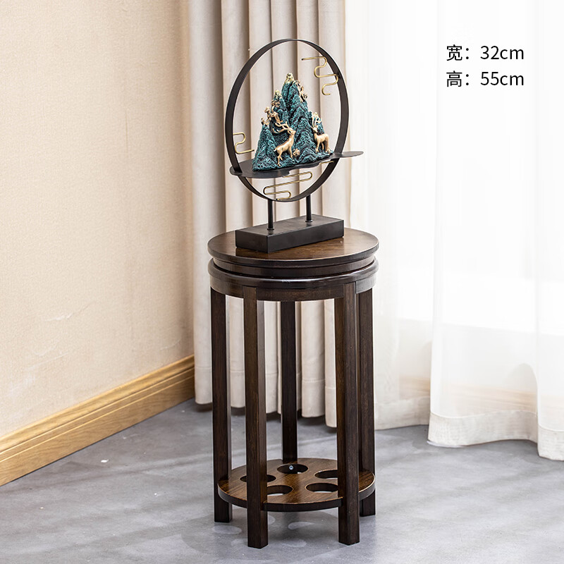 花架子室内花台花盆架客厅落地式仿古花几新中式阳台置物架现代 仿古