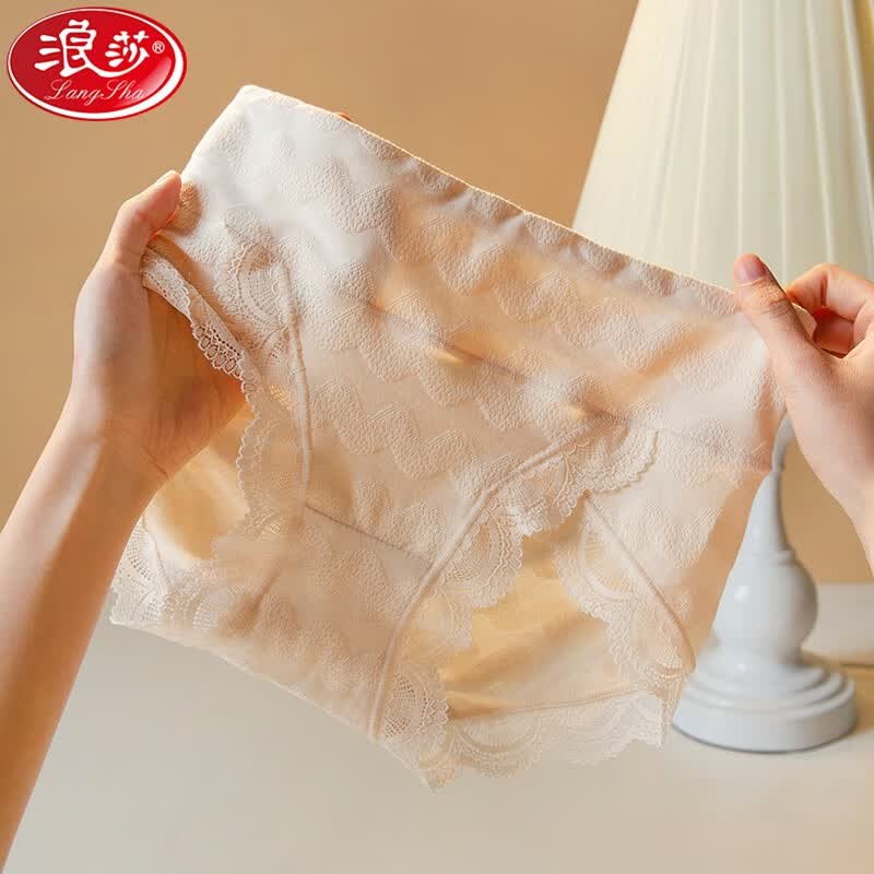 浪莎（LangSha）少女内裤女纯棉抗菌档中腰夏季薄款性感新款日系短裤可爱女士内裤 4条A组 肤色+姜黄+木槿+焦糖 L 100-120斤使用感如何?