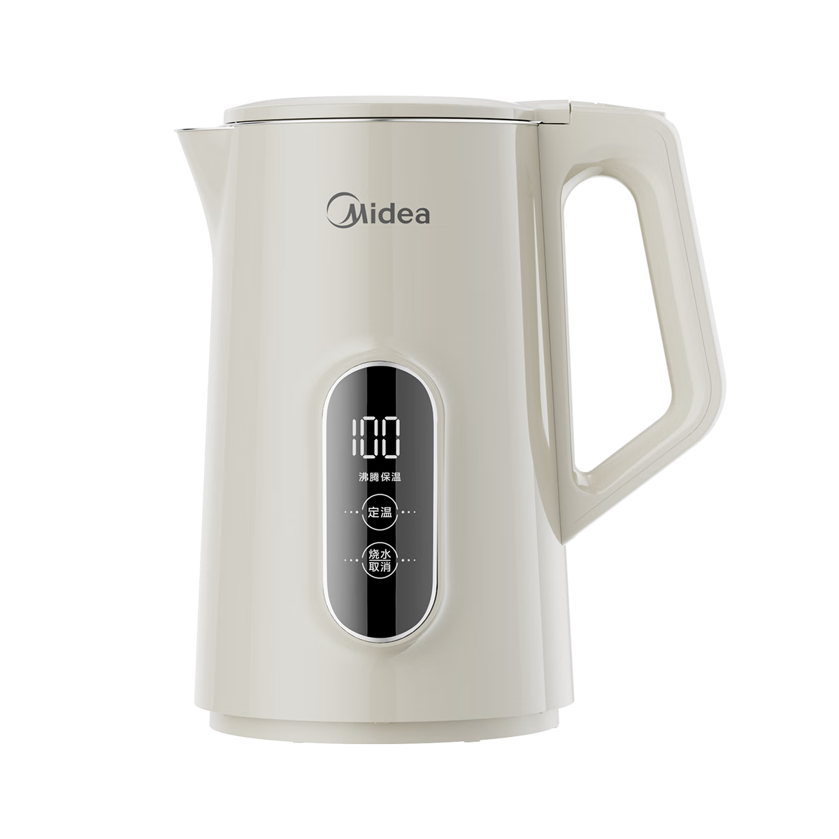 美的（Midea）烧水壶热水壶电热水壶母婴级316L不锈钢 0涂层保温水壶7段调温LED数显屏 1.7升17X304-PRO