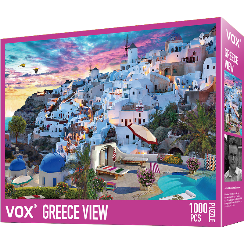 挑战您的智力：VOX（福思）1000片成人拼图希腊爱情海|京东拼图历史价格走势图
