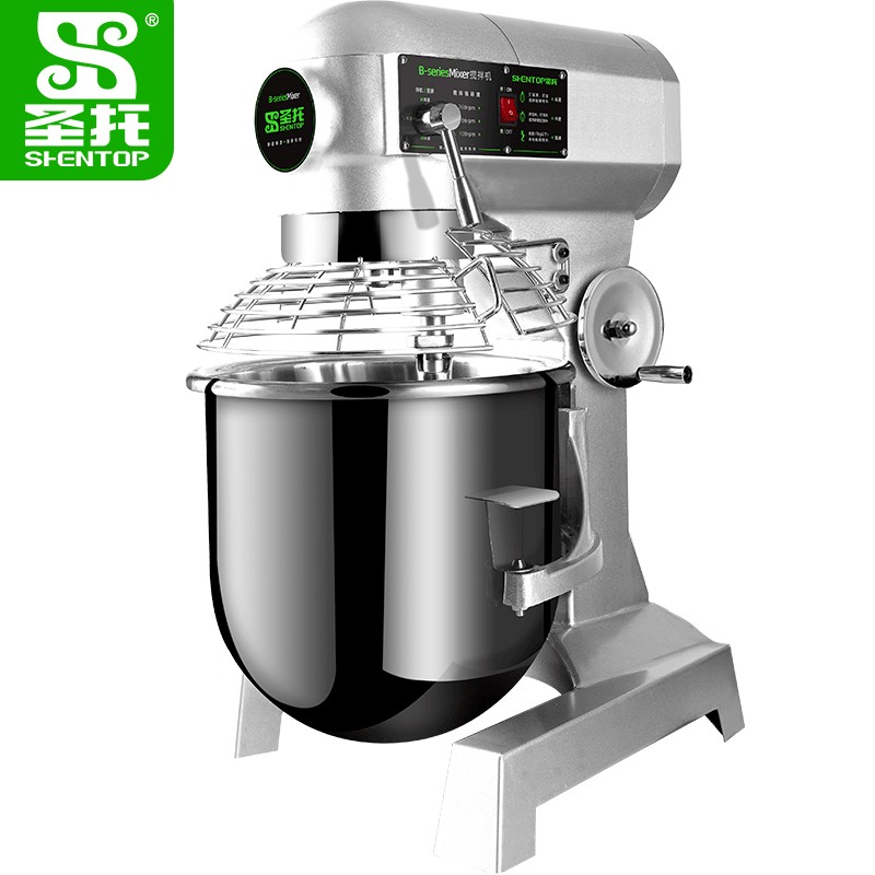 圣托（Shentop）商用面粉揉面拌面搅拌机 全自动多功能厨师机 30L大型打蛋奶油打发机 STMS-B30