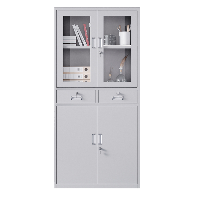 (YOUE.OF)上海钢制办公文件柜 铁皮柜子档案柜资料柜/财务凭证柜带锁储物柜 大器械