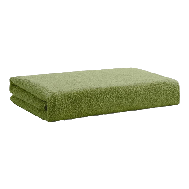 内野（UCHINO）新型无捻素色典雅纯棉加大浴巾180男友吸水洗澡浴巾抹茶绿