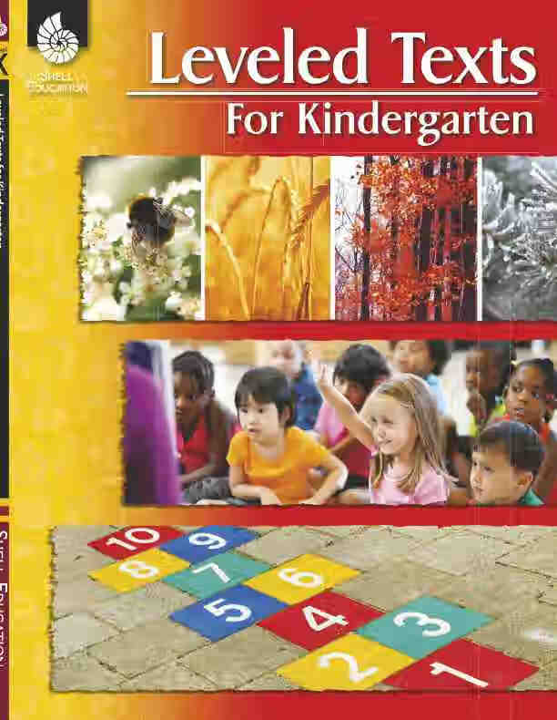 预售 【按需印刷】 leveled texts for kindergarten