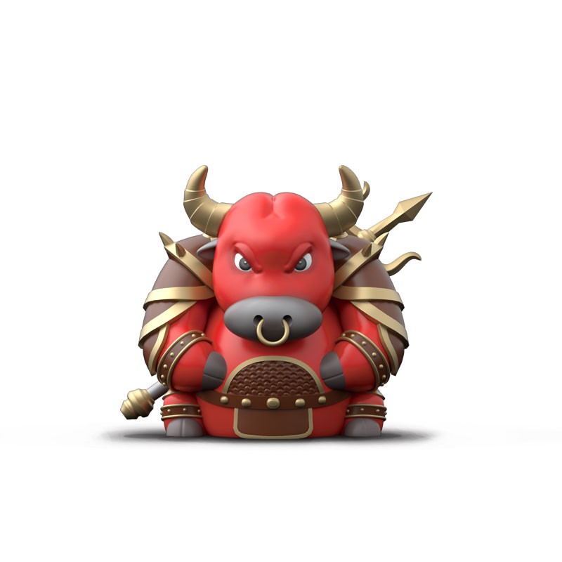 工马战牛车贴卡通牛年大吉贴纸2021牛气冲天个性划痕贴摩托装饰 战神