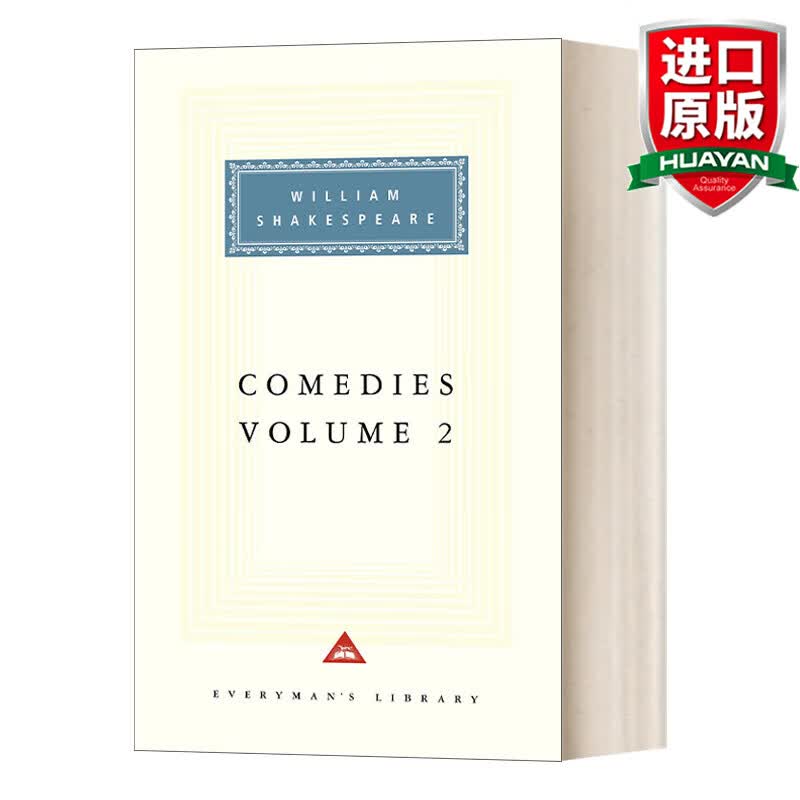 Comedies Volume 2 英文原版 莎士比亚喜剧集 卷二 Everyman精装版 英文版 进口英语原版书籍属于什么档次？