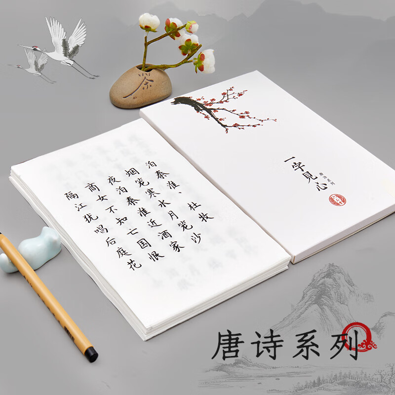 簪花小楷毛笔字帖初学者入门临摹练字专用李清照宋词描红字帖软笔练