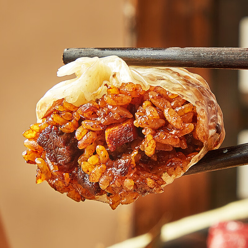 安井牛肉馅饼/鲜肉小笼/拇指生煎包/纸皮烧麦 营养早餐速食儿童半成品 蛋黄三丁3袋+黑椒牛肉*3袋