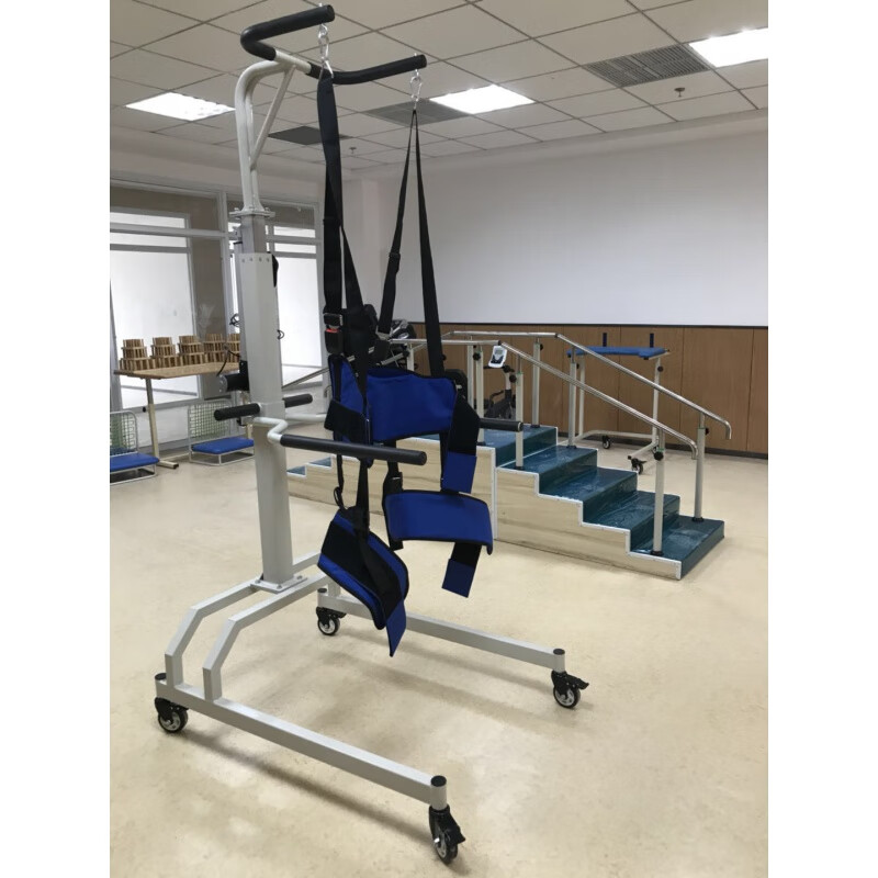 成人儿童电动减重步态训练器配医用跑台带扶手慢速跑步下肢训练器 减