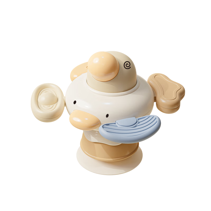 英氏（YEEHOO）婴儿餐桌吸盘转转乐0-1岁儿童6个月宝宝餐盘玩具旋转哄娃神器