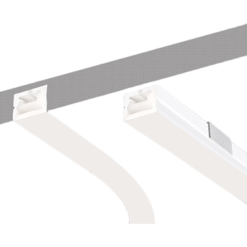 led柔性硅胶灯带条套管24v12低压防水可弯曲嵌入式线形软灯带卡槽