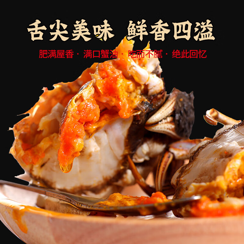 【活蟹】(网兜蟹)洪泽湖大闸蟹鲜活螃蟹 全母蟹2斤装7-10只装