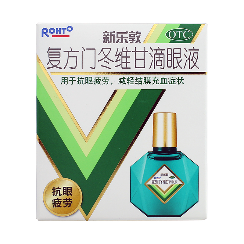 复方门冬维甘滴眼液曼秀雷敦 13ml 缓解眼疲劳 1盒装
