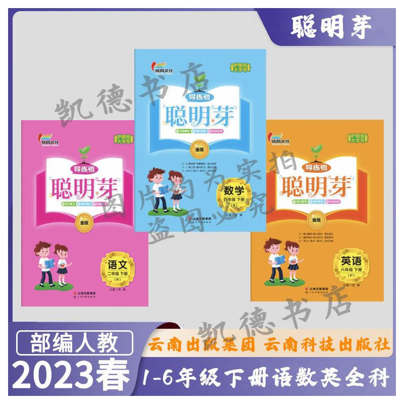 聪明芽小学一二三四五六年级下册语文数学英语人教北师版课时同步 语文人教版 三年级下