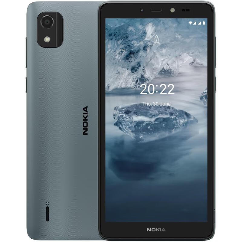 諾基亞（NOKIA）C2 2E智能手機 全天候電池超長待機 雙卡2/32GB 輕質商務手機 Blue C2 2E