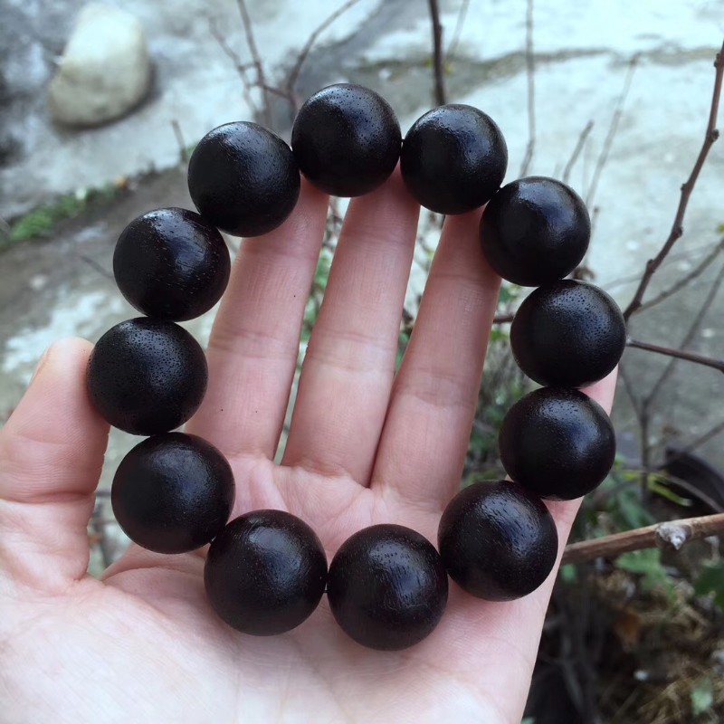 缅甸小叶降真香手串108颗佛珠 降真香线香边角料降沉香手串2.0/1.8/1.