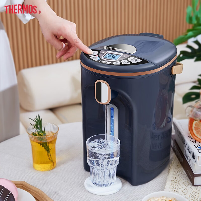 膳魔师(THERMOS)【国家补贴】电热水瓶家用办公室电热水壶多段控温恒温保温烧水壶4L大容量开水壶饮水机 EHA-1543E 4L