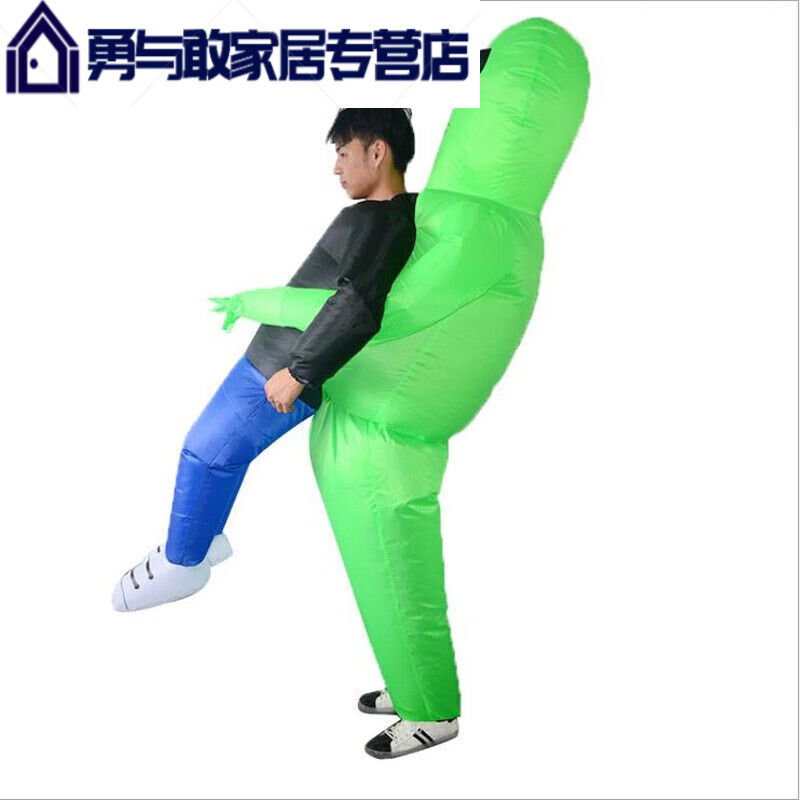 旦圣诞节活动演出充气服装人偶服装恐龙坐骑派对聚会表 鬼抱人_150