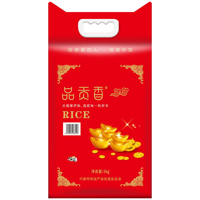 品贡香 虾稻共生 长粒香大米 10斤/袋 29.9元