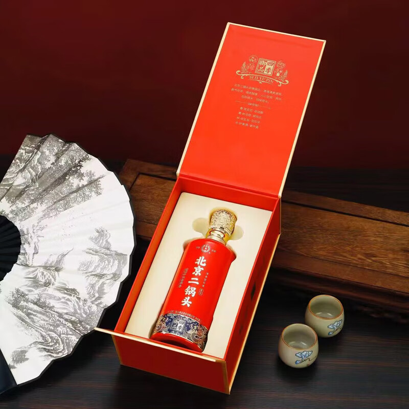 永丰北京二锅头白酒 四季御品50度清香型 50度 500mL 1瓶 礼盒-夏