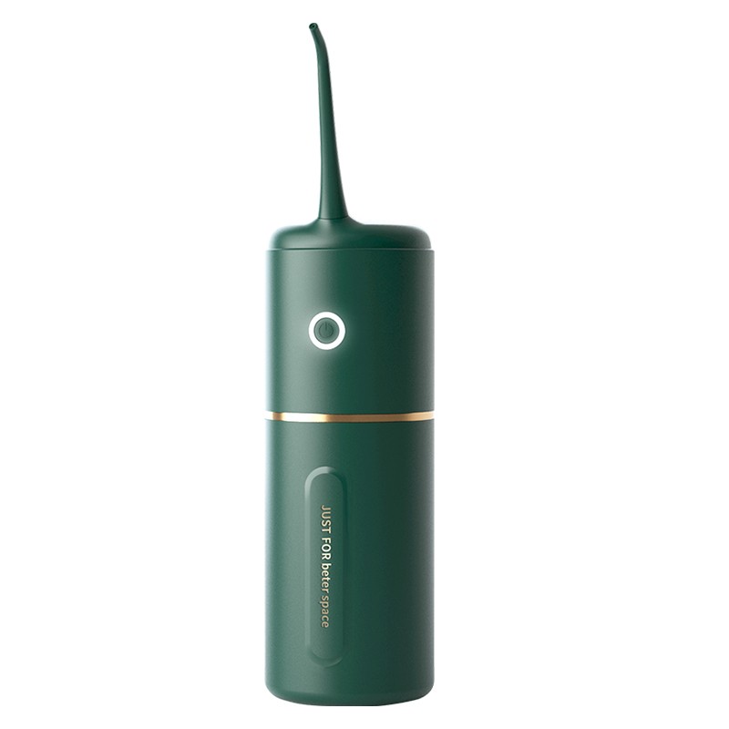 【美妆个护】顺庭电动冲牙器水牙线家用便携式充电洗牙器喷嘴管洗牙机洁牙机口腔冲洗器 绿色