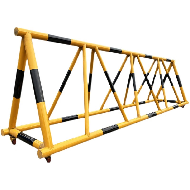 仁聚益定制适用拒马路障移动护栏幼儿园学校门口防撞栏挡人带轮据马