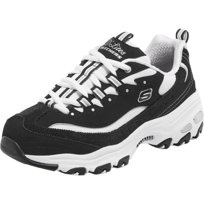 斯凯奇（Skechers）新年礼物奶茶熊女鞋冬厚底增高老爹鞋百搭熊猫鞋休闲运动鞋149906