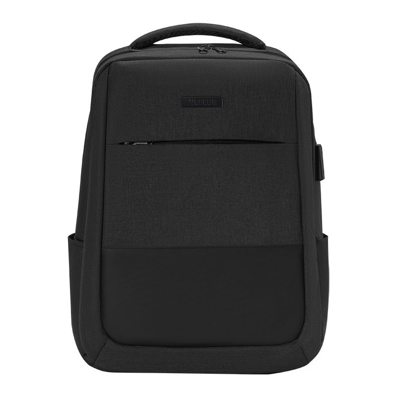 WEPLUS唯加双肩包男苹果电脑包15.6英寸商务笔记本背包男女大容量WP1755 黑色