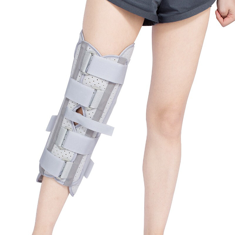 膝关节固定支具 膝盖髌骨夹板护具术后康复腿部下肢支架韧带护膝sn
