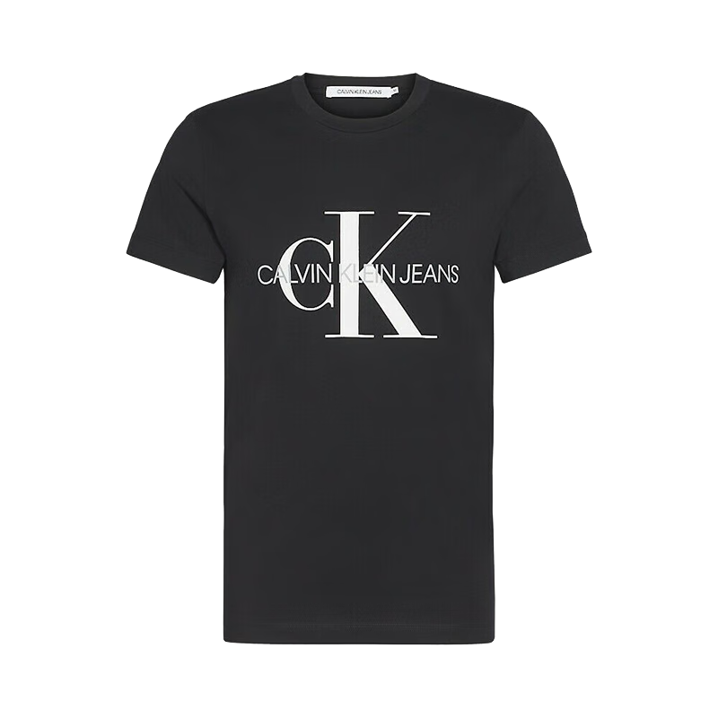 Calvin Klein CK男士T恤 短袖时尚经典logo夏装 J30J314314 BAE黑色 M 