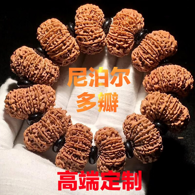 【提伯斯】姜黄皮尼泊尔多瓣大金刚8瓣9瓣10瓣11瓣12瓣13瓣金刚菩提子