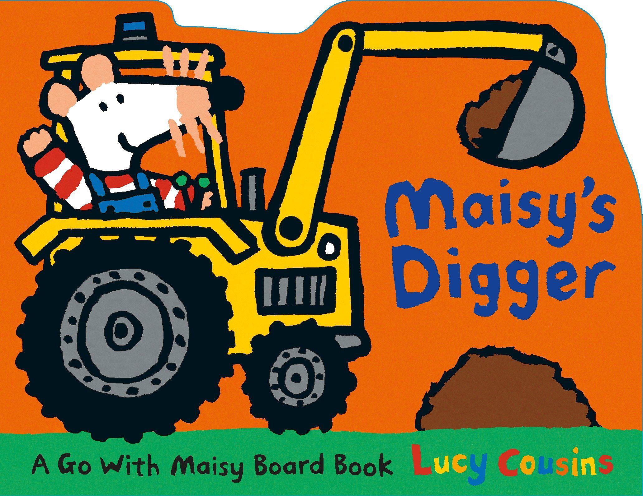 预订 maisys digger: a go with maisy board book