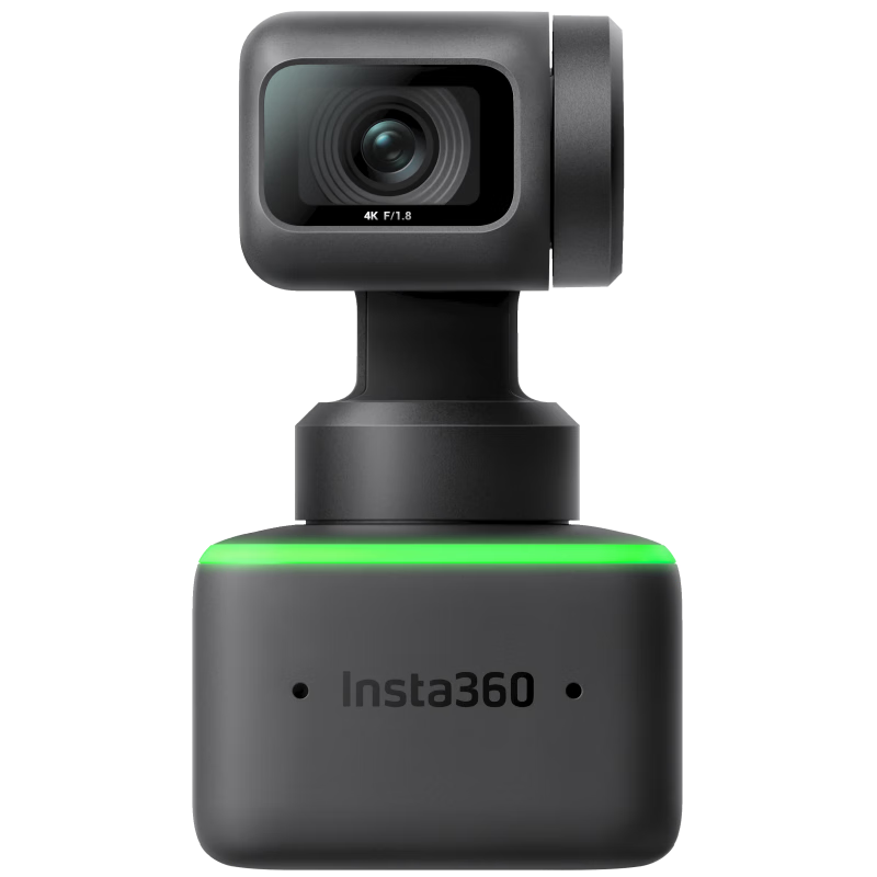 Insta360 影石 Link AI智能4K云台摄像头超高清网络直播电脑网课面试视频会议双麦克风 标配