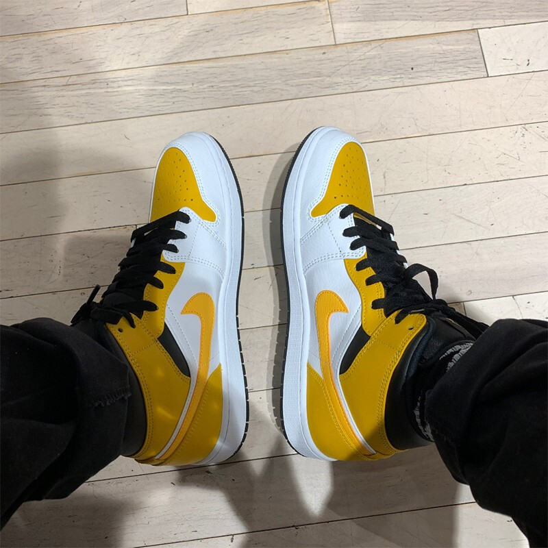 170男生穿aj1显矮嘛,aj1鞋底多厚测量图 【潮】nike air jordan1 aj1耐克板鞋男子春季新款中高帮透气休闲轻便