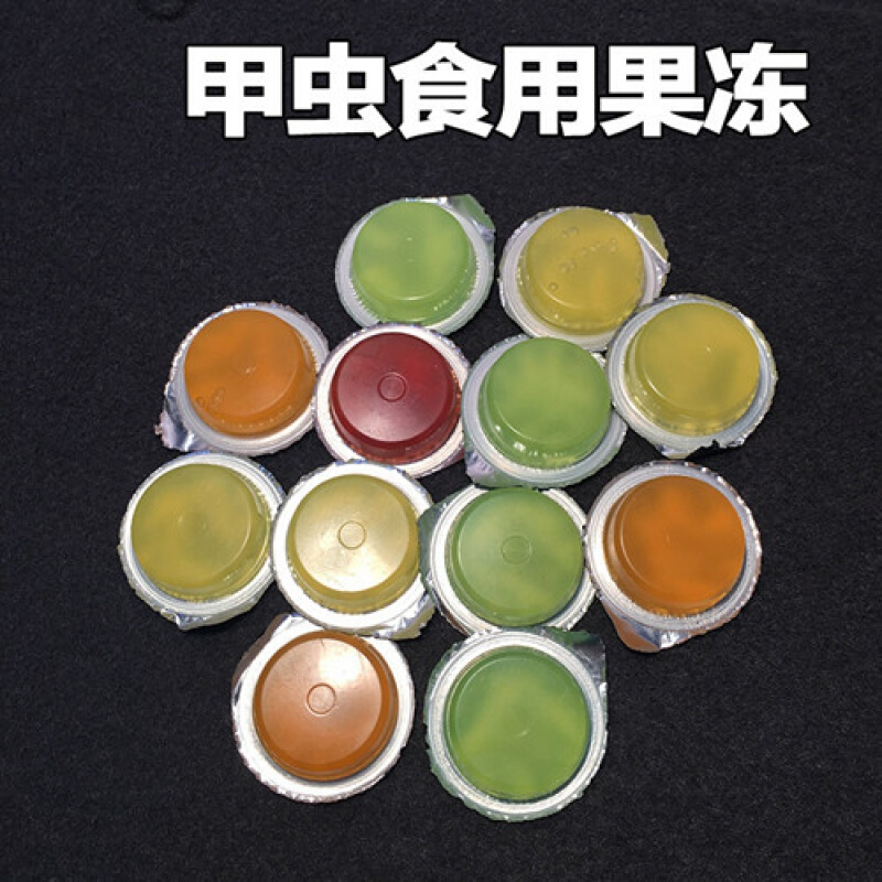 览止宠具寄居蟹果冻甲虫锹甲虫果冻昆虫果冻宠物兜锹甲蚂蚁 甲虫果冻