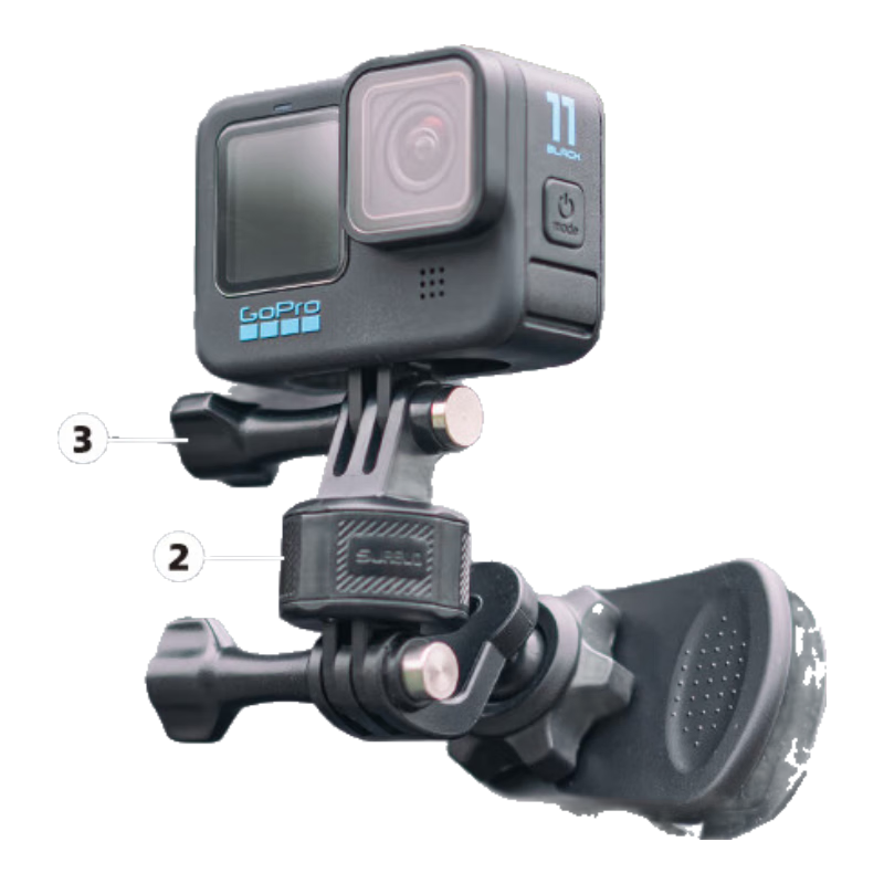 攝曜適用影石Insta360 DJI大疆GoPro運動相機云臺背包夾Action4/3胸前固定支架x4 x3單肩書包夾子配件 蝶形背包夾+磁吸快拆兩腳款