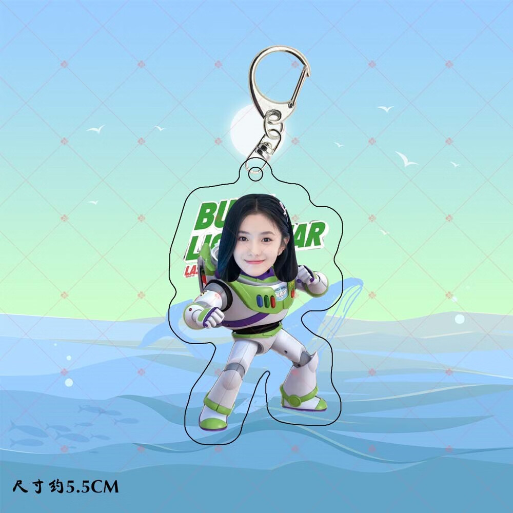 好沐音(haomuyin)刘浩存周边钥匙扣新款亚克力弹簧摇摇乐人形立牌礼物