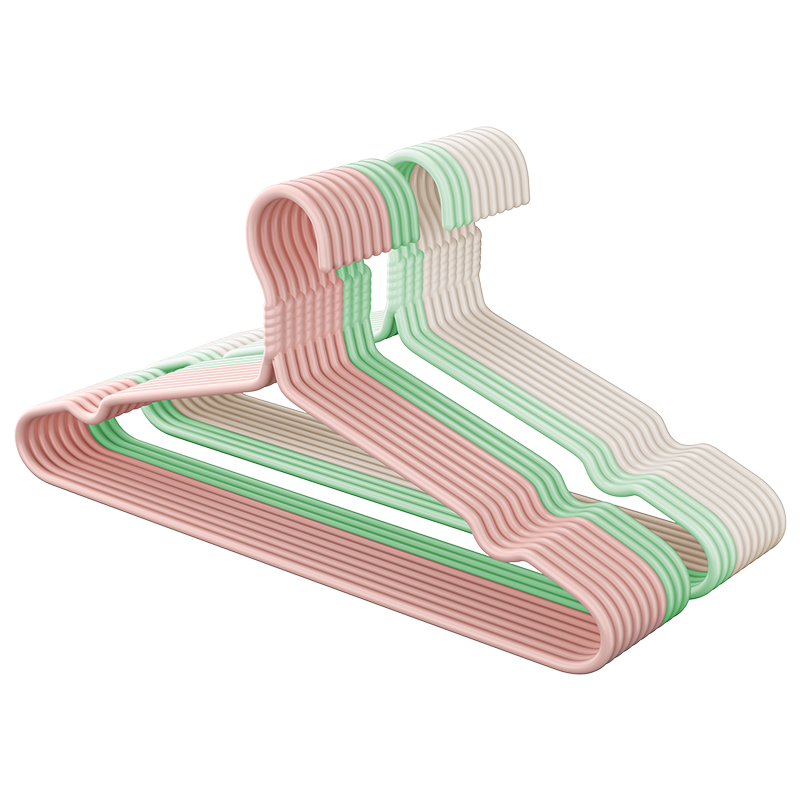 LYNN衣架 挂衣服防滑无痕衣挂架儿童成人家用加粗大号晾晒衣撑子20只