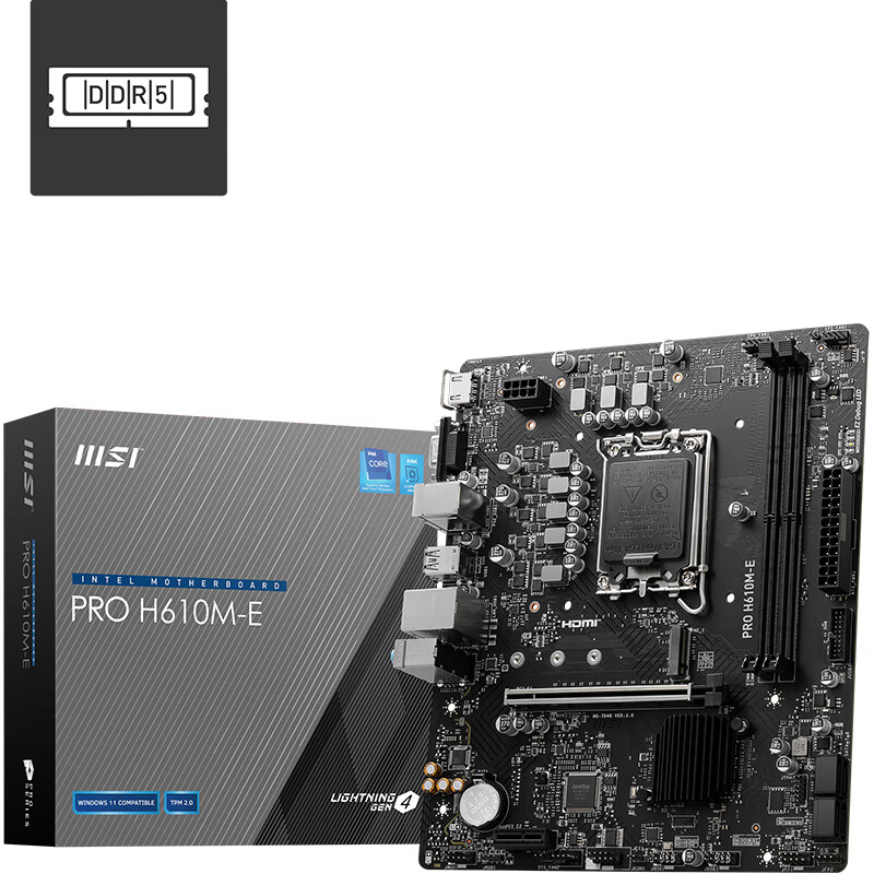 微星 PRO H610M-E DDR5 图 3