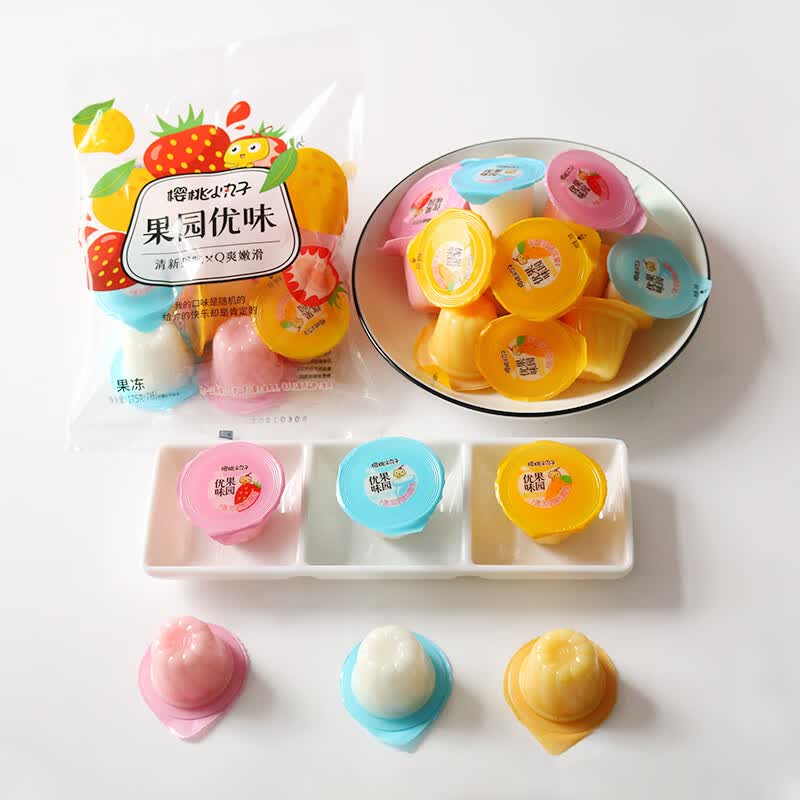 樱桃小丸子国产什锦果冻袋袋网红儿童休闲零食办公小吃 175g*4袋怎么看?
