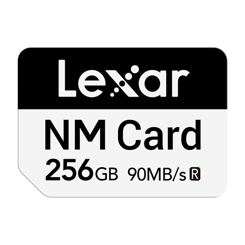 雷克沙（Lexar）nCARD NM儲存卡 榮耀手機平板內(nèi)存卡 ITM授權(quán)NM卡 華為手機擴容專用NM卡 256G nCARD（紅/黑顏色隨機）
