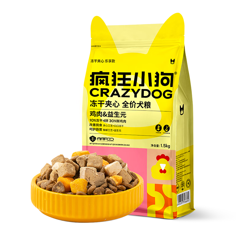 疯狂小狗 通用型狗粮 1.5kg