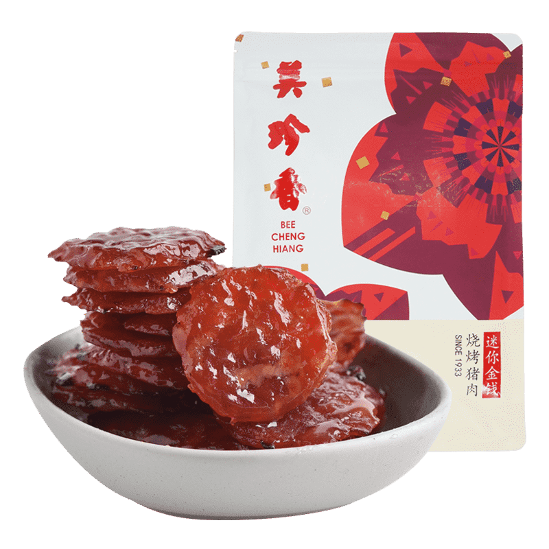 BEE CHENG HIANG 美珍香 迷你金钱 烧烤猪肉 200g