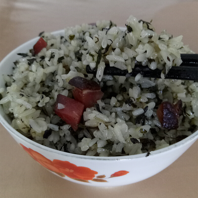 虎钢馋贵州特产铜仁社饭 松桃社饭方便饭糯米饭野菜饭腊肉饭 无香辣菜