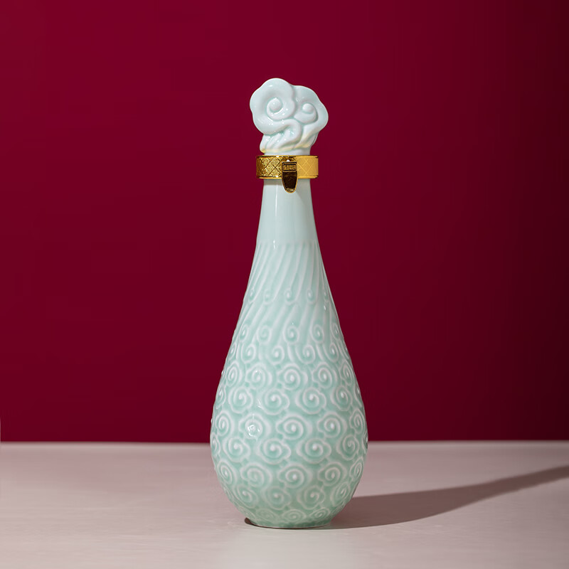 时鸟景德镇陶瓷白酒瓶酒壶酒瓶一斤装家用仿古雕刻白酒坛密封空酒瓶子