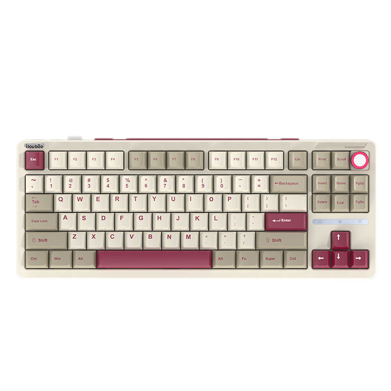 ILOVBEE B87 87键 三模机械键盘 蜂焰 茶轴 RGB