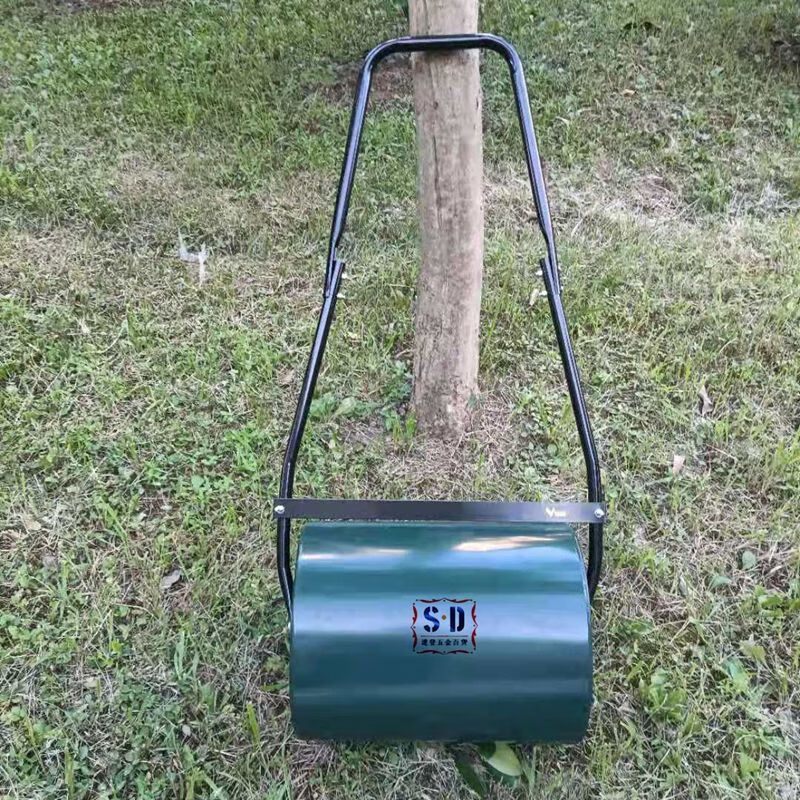 xmsj手推式草坪机草地滚筒草皮夯实压地滚筒机草坪滚压机花园铺草绿化