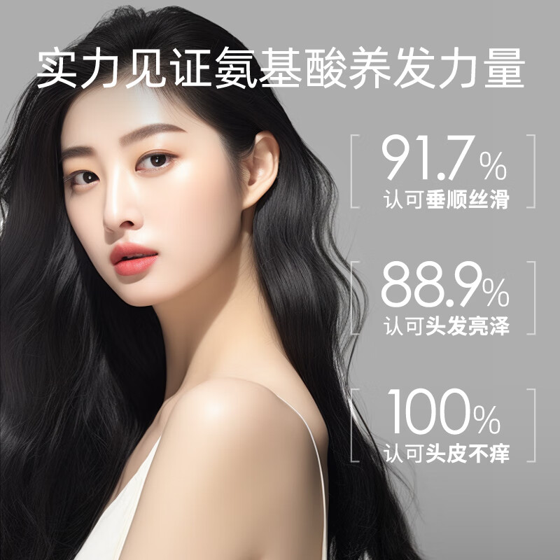 海瑟薇 HASERVEY氨基酸洗发水洗头水护发去屑控油垂顺修护柔顺改善毛燥护发护色 垂顺丝滑洗发水300ml