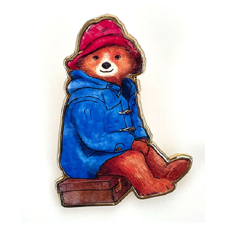 帕丁顿熊文创系列徽章1萌萌小熊的等待