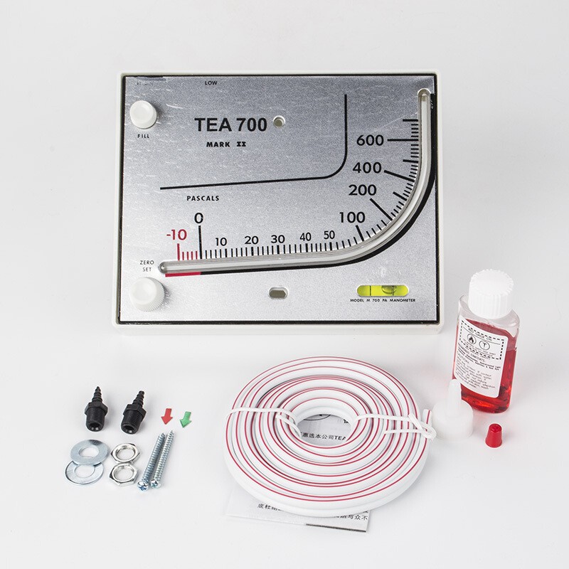 南立压差计红油微差压计养殖棚养殖场鸡舍通风负压表压差表tea700 单